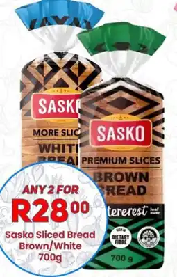 Take 'n Pay Sasko Sliced Bread brown/white offer