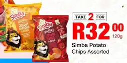 Take 'n Pay Simba Potato Chips Assorted offer