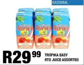 Take 'n Pay Tropika easy RTD juice assorted offer