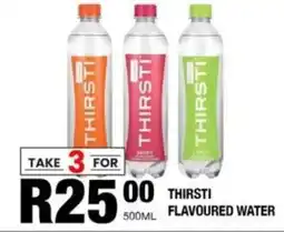 Take 'n Pay Thirsti flavoured water offer
