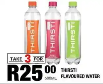 Take 'n Pay Thirsti flavoured water offer