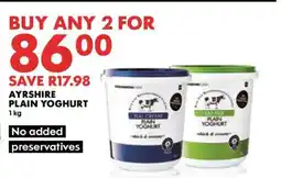 Woolworths Ayrshire Plain Yoghurt offer