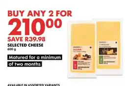 Woolworths Selected Cheese offer