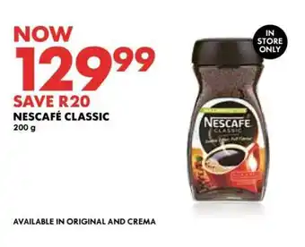 Woolworths Nescafé Classic offer