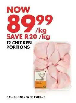Woolworths 12 Chicken Portions offer