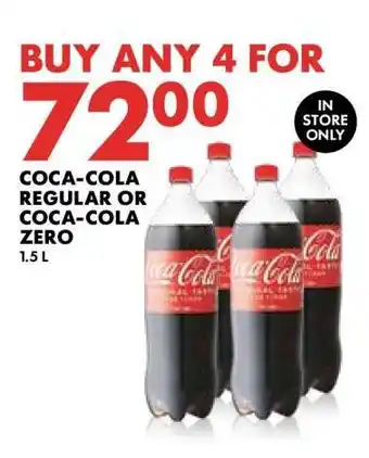 Woolworths Coca-Cola Regular or Coca-Cola Zero offer