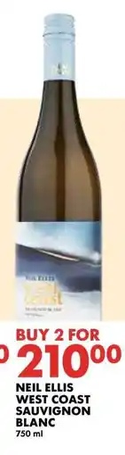 Woolworths Neil Ellis West Coast Sauvignon Blanc offer