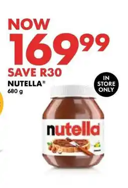 Woolworths NUTELLA offer