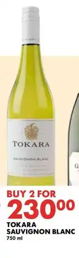 Woolworths Tokara Sauvignon Blanc offer