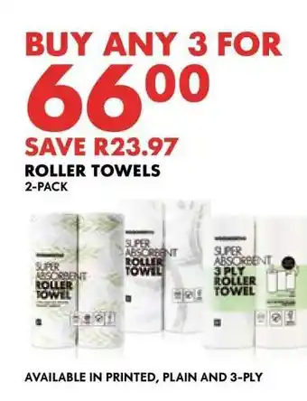 Woolworths Roller Towels 2-Pack offer