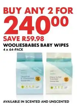 Woolworths WOOLIESBABES BABY WIPES offer