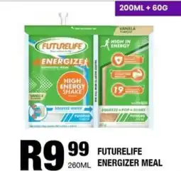 Take 'n Pay Futurelife energizer meal offer