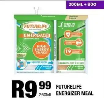 Take 'n Pay Futurelife energizer meal offer