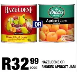 Take 'n Pay Hazeldene or rhodes apricot jam offer