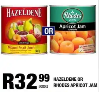 Take 'n Pay Hazeldene or rhodes apricot jam offer