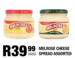 Take 'n Pay Melrose cheese spread assorted offer