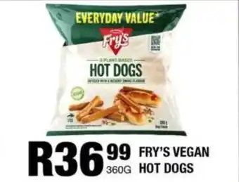 Take 'n Pay Fry's vegan hot dogs offer