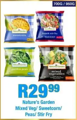 Take 'n Pay Nature's Garden Mixed Veg/ Sweetcorn/ Peas/ Stir Fry offer