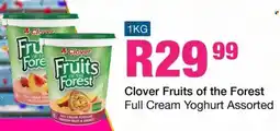 Take 'n Pay Clover Fruits of the Forest Full Cream Yoghurt Assorted offer