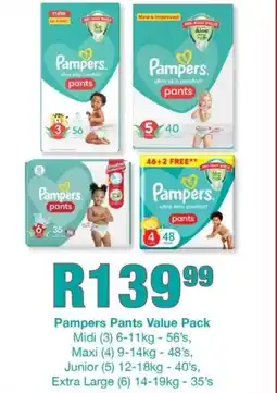 Take 'n Pay Pampers Pants Value Pack offer