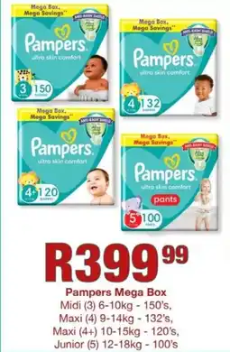 Take 'n Pay Pampers Mega Box offer