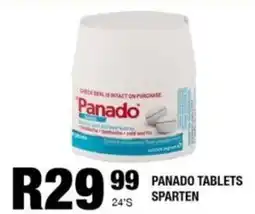 Take 'n Pay Panado tablets sparten offer