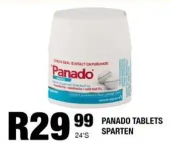 Take 'n Pay Panado tablets sparten offer