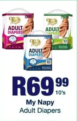 Take 'n Pay My Napy Adult Diapers offer