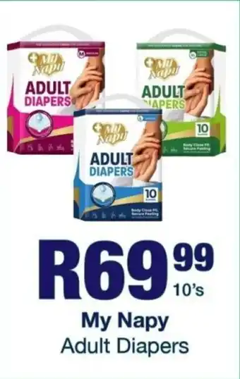 Take 'n Pay My Napy Adult Diapers offer