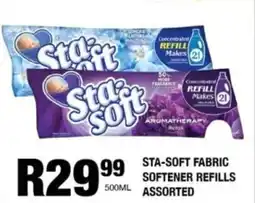 Take 'n Pay Sta-soft fabric softener refills assorted offer
