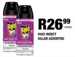 Take 'n Pay Raid insect killer assorted offer
