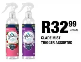 Take 'n Pay Glade mist trigger assorted offer