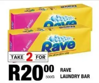 Take 'n Pay Rave laundry bar offer