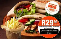 Take 'n Pay Chicken Schwarma + Chips offer
