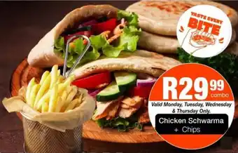 Take 'n Pay Chicken Schwarma + Chips offer
