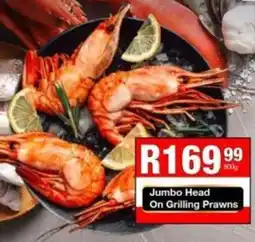 Take 'n Pay Jumbo Head On Grilling Prawns offer
