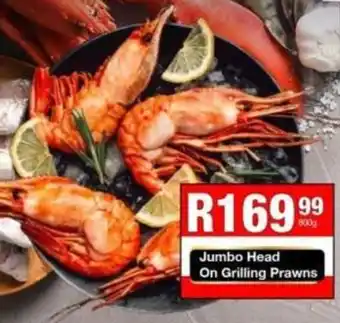 Take 'n Pay Jumbo Head On Grilling Prawns offer