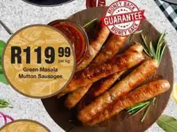 Take 'n Pay Green Masala Mutton Sausages offer