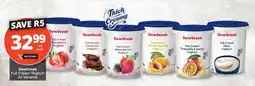 Checkers Dewfresh Full Cream Yoghurt All Variants offer