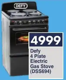 President Hyper Defy 4 Plate Electric Gas Stove offer