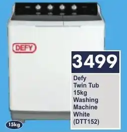 President Hyper Defy Twin Tub Washing Machine White offer