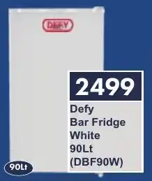 President Hyper Defy Bar Fridge White offer