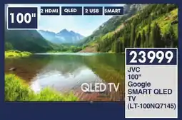President Hyper JVC 100" Google Smart QLED TV offer