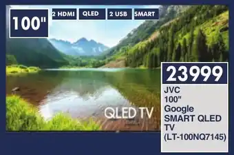 President Hyper JVC 100" Google Smart QLED TV offer