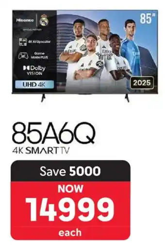 Makro Hisense 85" 4K Smart TV offer