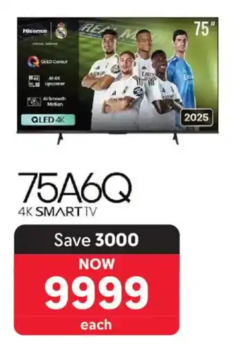 Makro Hisense 75" 4K Smart TV offer