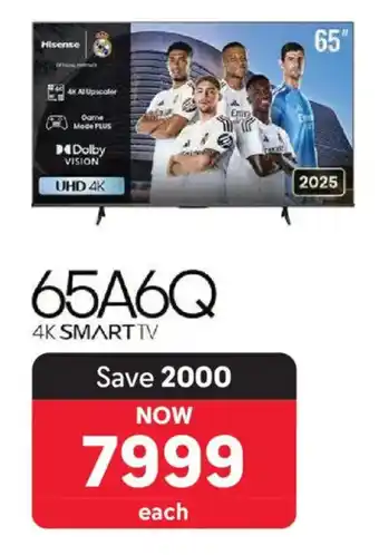 Makro Hisense 65" 4K Smart TV offer