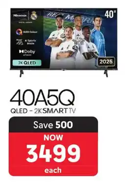 Makro Hisense 40" QLED 2K Smart TV offer