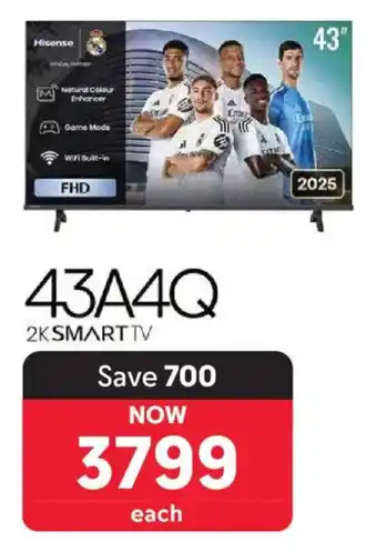 Makro Hisense 43" 2K Smart TV offer