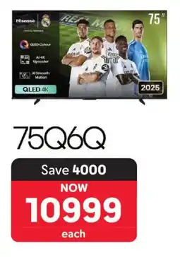 Makro Hisense 75" QLED 4K Smart TV offer